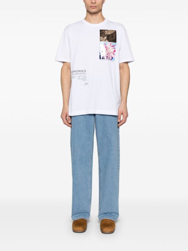 DRIES VAN NOTEN T-SHIRT BIANCO
