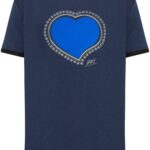 DRIES VAN NOTEN T-SHIRT BLU