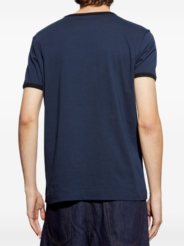 DRIES VAN NOTEN T-SHIRT BLU