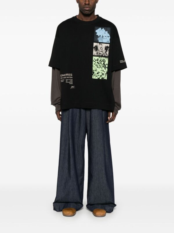 DRIES VAN NOTEN T-SHIRT NERO