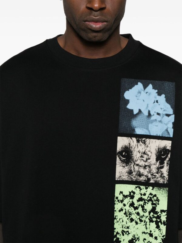 DRIES VAN NOTEN T-SHIRT NERO