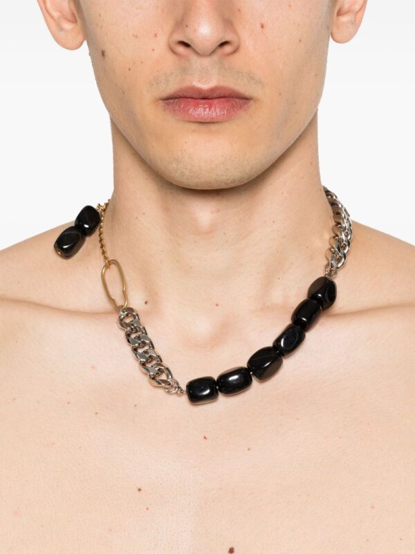 DRIES VAN NOTEN COLLANA PIETRE NERE