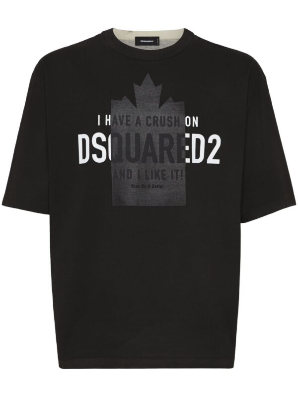 DSQUARED2 T-SHIRT NERO