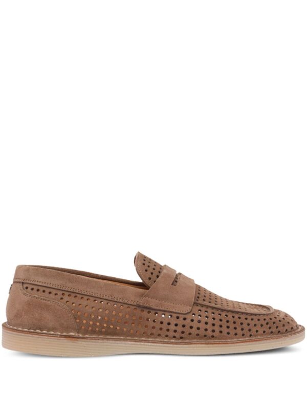 DOLCE&GABBANA MOCASSINO NOCCIOLA