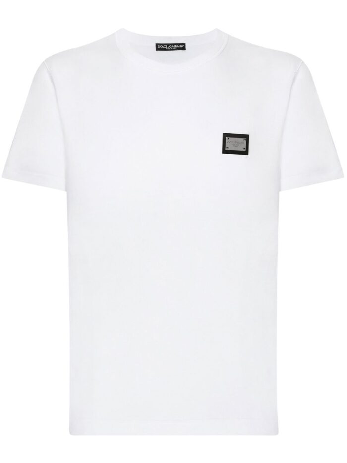 DOLCE&GABBANA T-SHIRT BIANCO OTTICO