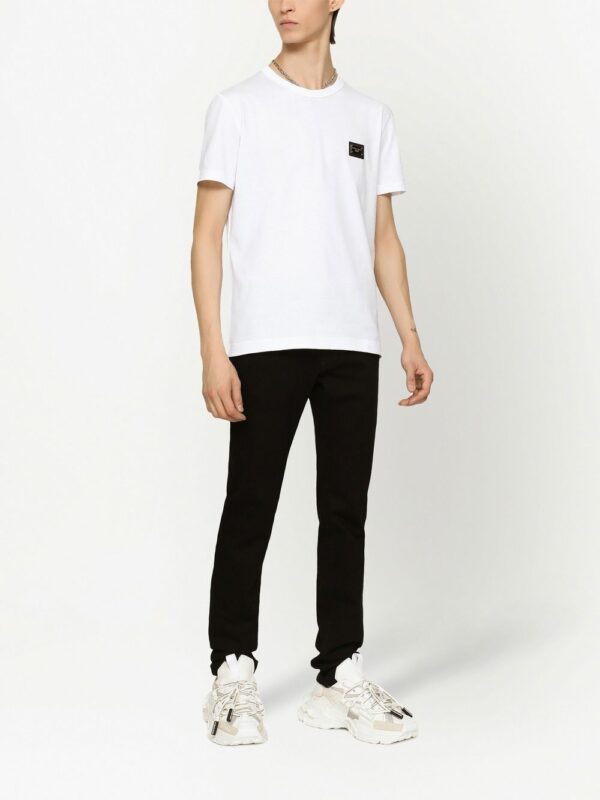 DOLCE&GABBANA T-SHIRT BIANCO OTTICO
