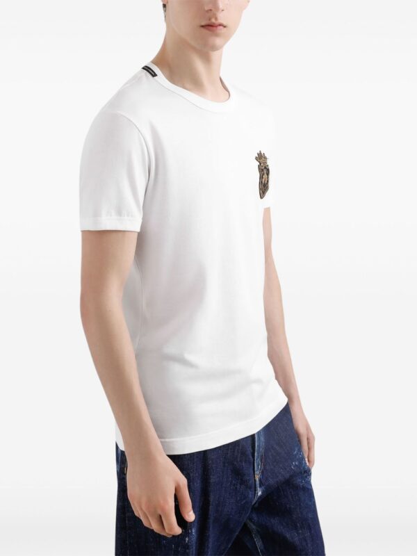 DOLCE&GABBANA T-SHIRT BIANCO OTTICO