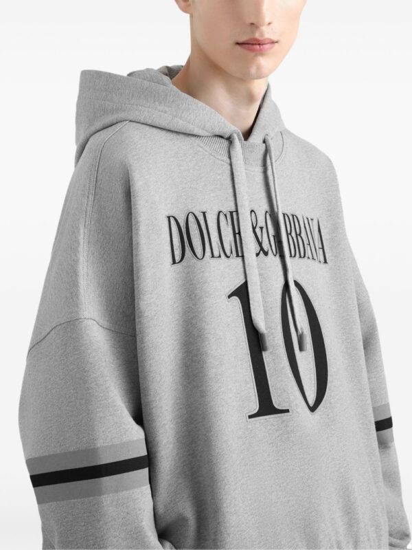 DOLCE&GABBANA FELPA GRIGIO MELANGE