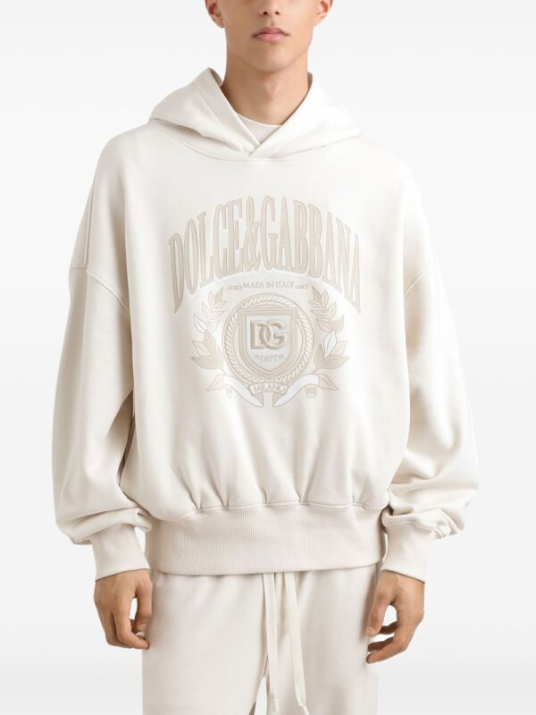 DOLCE&GABBANA FELPA PANNA