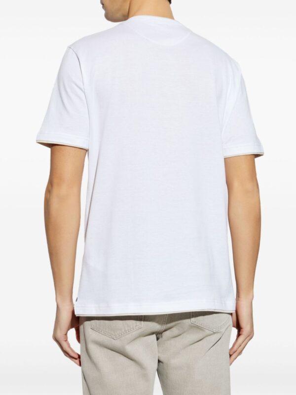 ELEVENTY T-SHIRT BIANCO BEIGE