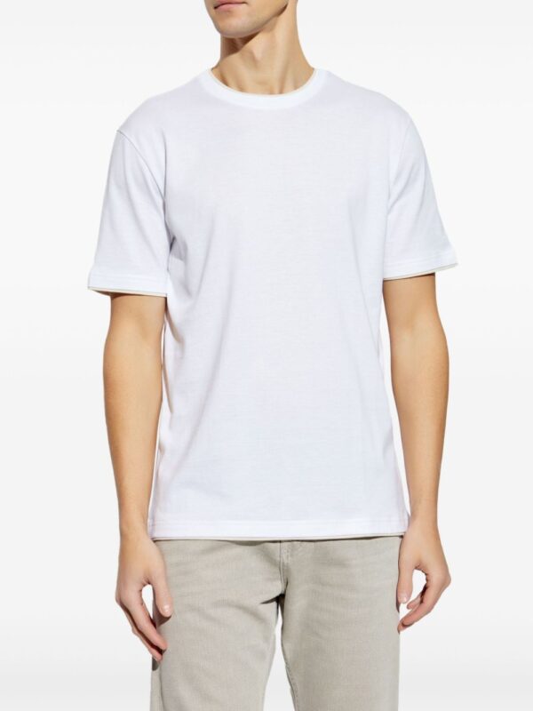 ELEVENTY T-SHIRT BIANCO BEIGE