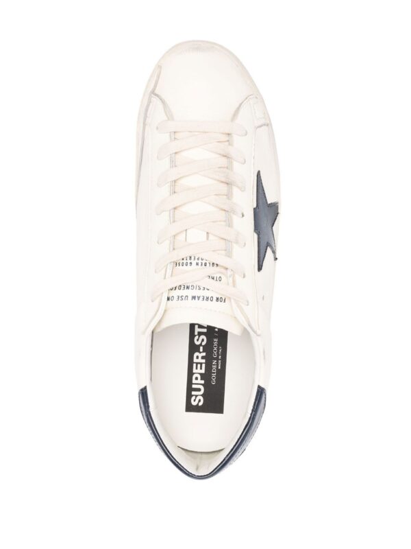 GOLDEN GOOSE SNEAKERS BEIGE/ BLU NOTTE