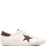 GOLDEN GOOSE SNEAKERS BIANCO/MARRONE