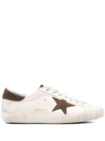 GOLDEN GOOSE SNEAKERS BIANCO/MARRONE