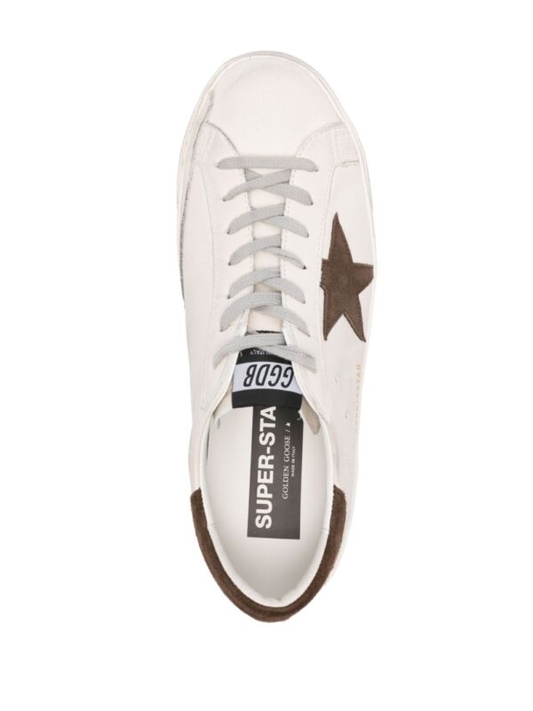 GOLDEN GOOSE SNEAKERS BIANCO/MARRONE