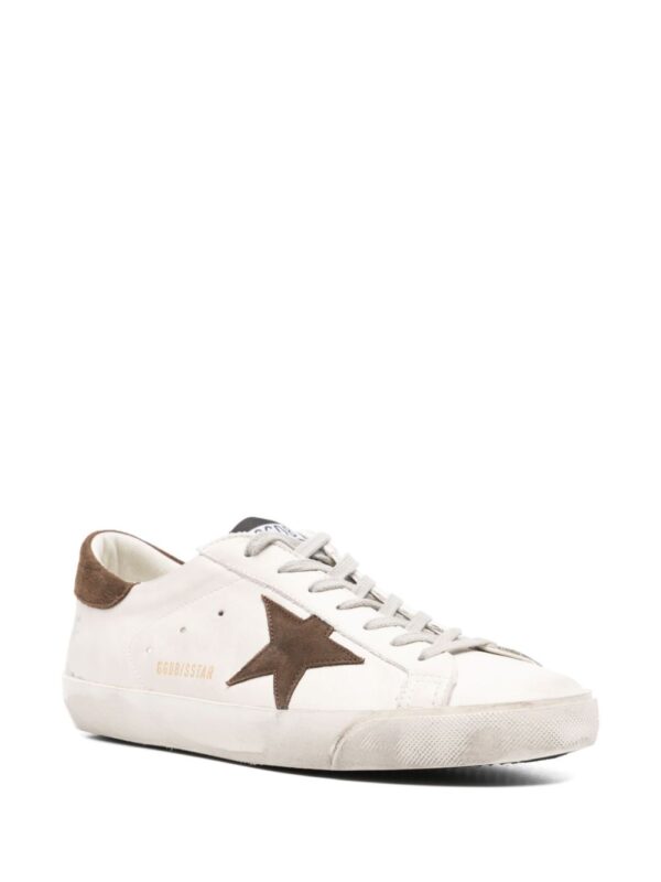 GOLDEN GOOSE SNEAKERS BIANCO/MARRONE