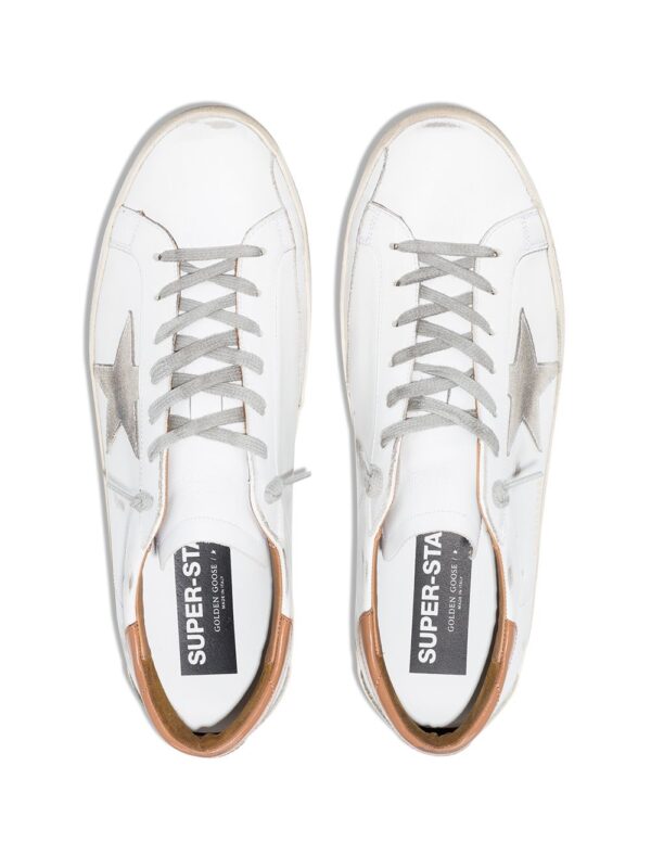 GOLDEN GOOSE SNEAKERS BIANCO/MARRONE