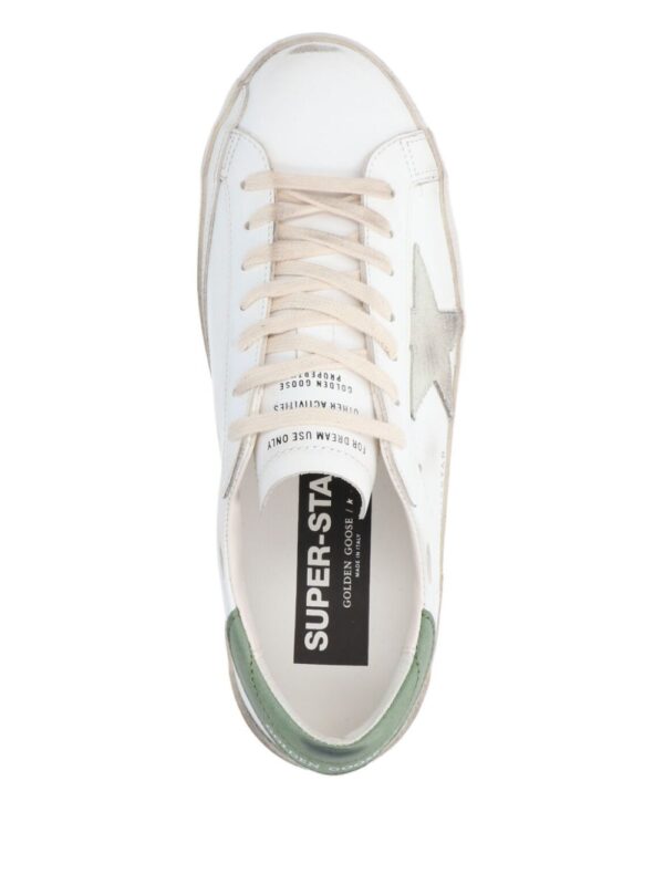 GOLDEN GOOSE SNEAKERS BIANCO/VERDE