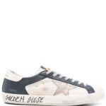 GOLDEN GOOSE SNEAKERS BIANCO/ BLU