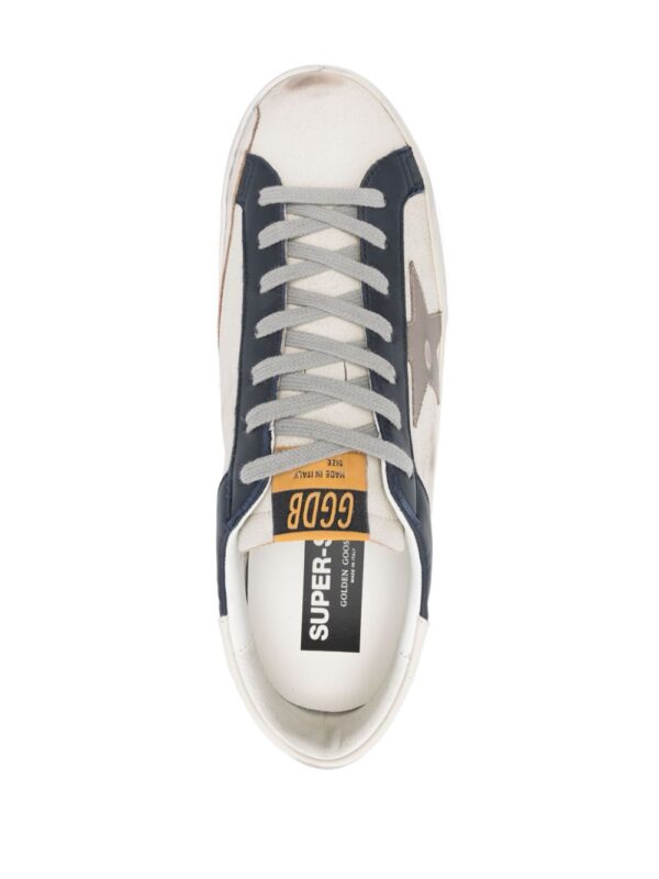 GOLDEN GOOSE SNEAKERS BIANCO/ BLU