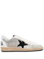 GOLDEN GOOSE SNEAKERS BIANCO/SILVER