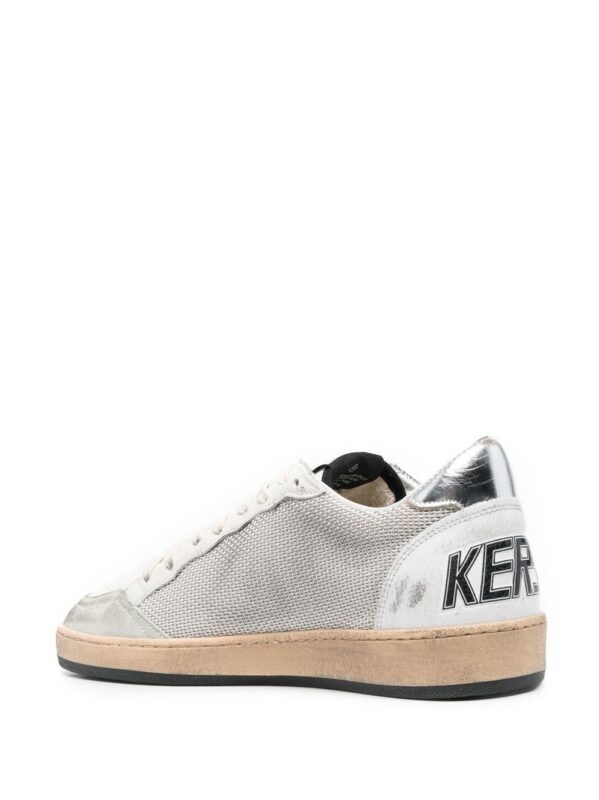 GOLDEN GOOSE SNEAKERS BIANCO/SILVER