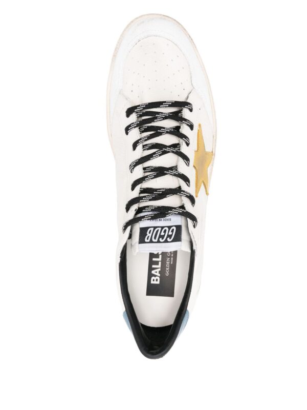 GOLDEN GOOSE SNEAKERS BIANCO/AZZURRO