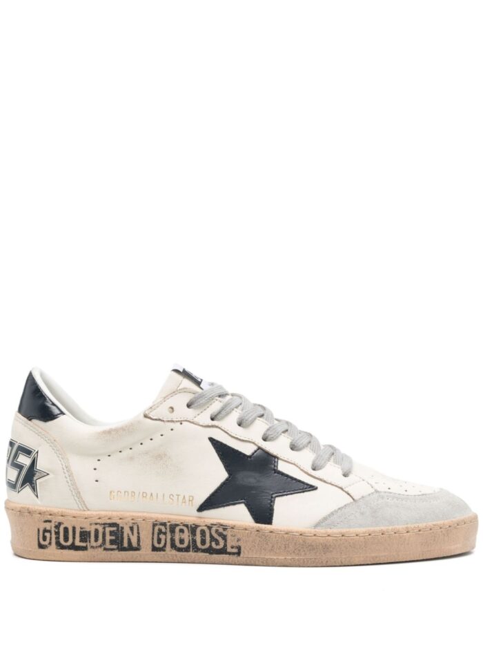 GOLDEN GOOSE SNEAKERS BIANCO/ BLU