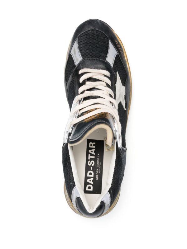 GOLDEN GOOSE SNEAKERS NERO/SILVER
