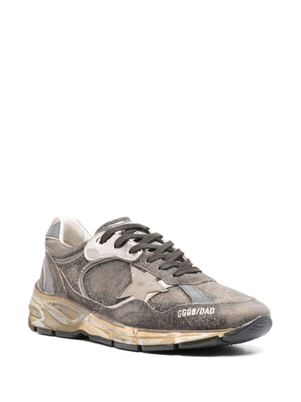GOLDEN GOOSE SNEAKERS NERO SILVER/KAKI