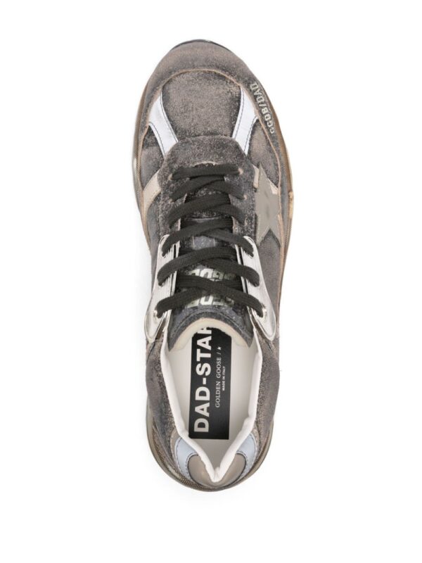 GOLDEN GOOSE SNEAKERS NERO SILVER/KAKI