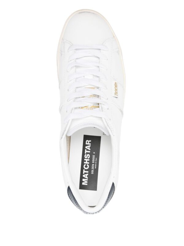 GOLDEN GOOSE SNEAKERS BIANCO/BLU
