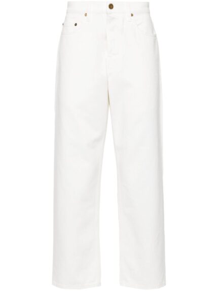 GOLDEN GOOSE PANTALONI BIANCO