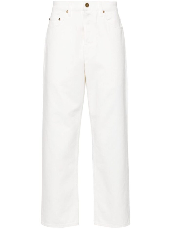 GOLDEN GOOSE PANTALONI BIANCO