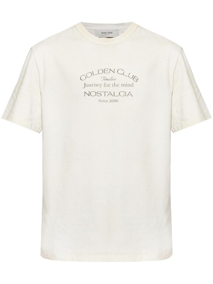 GOLDEN GOOSE T-SHIRT BIANCO