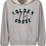 GOLDEN GOOSE FELPA GRIGIO MELANGE