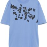 MARNI T-SHIRT AZZURRO
