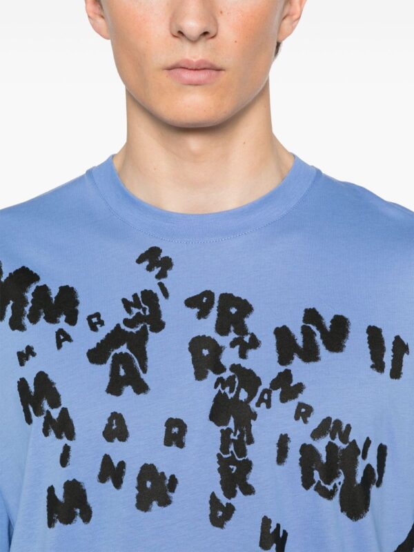 MARNI T-SHIRT AZZURRO