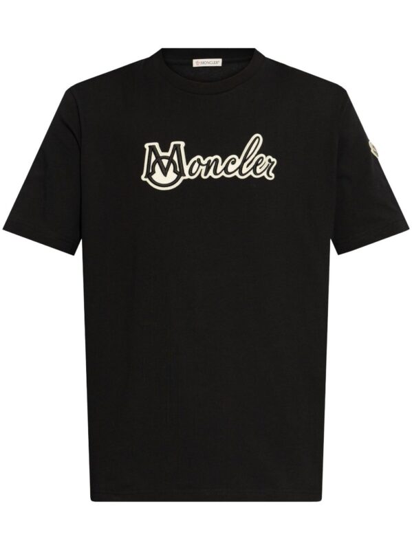 MONCLER T-SHIRT NERO