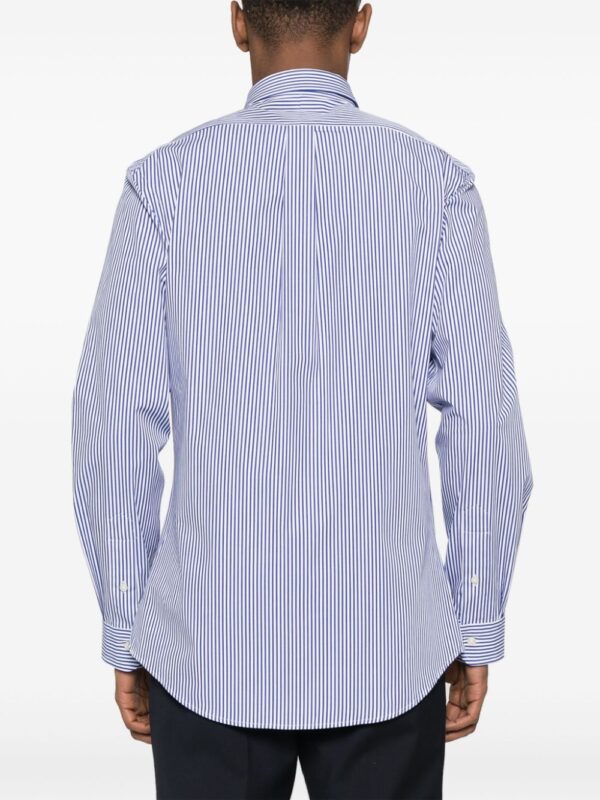 POLO RALPH LAUREN CAMICIA BLU/ BIANCO