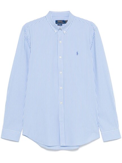 POLO RALPH LAUREN CAMICIA BLU/BIANCO