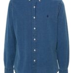 POLO RALPH LAUREN CAMICIA BLU DENIM