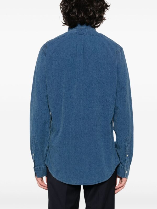 POLO RALPH LAUREN CAMICIA BLU DENIM