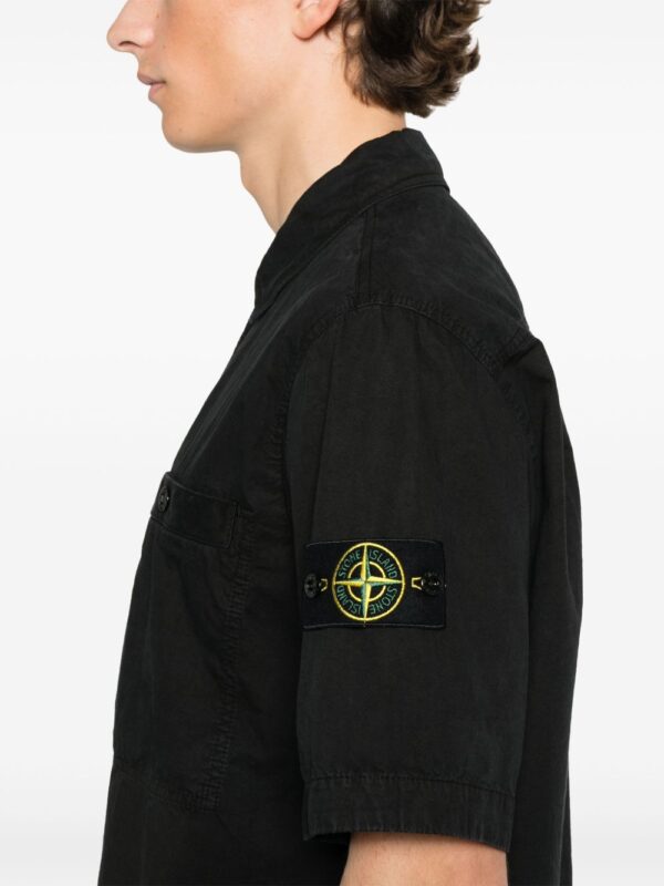 STONE ISLAND CAMICIA NERO