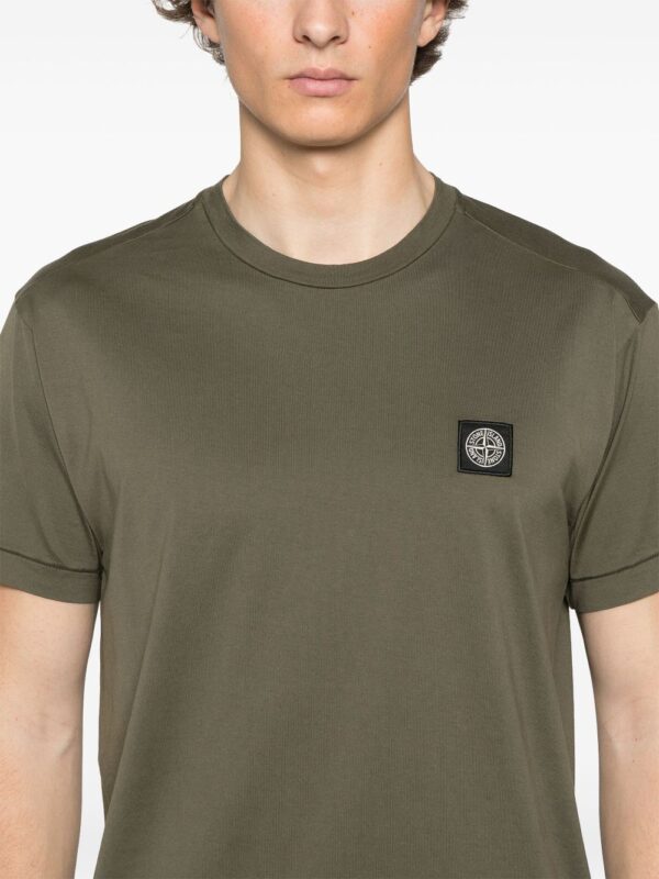 STONE ISLAND T-SHIRT VERDE MILITARE