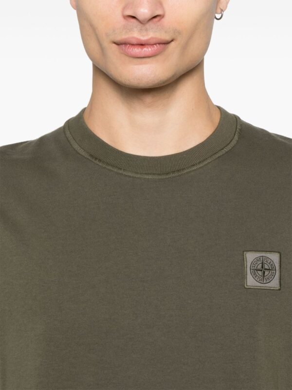 STONE ISLAND T-SHIRT VERDE MILITARE