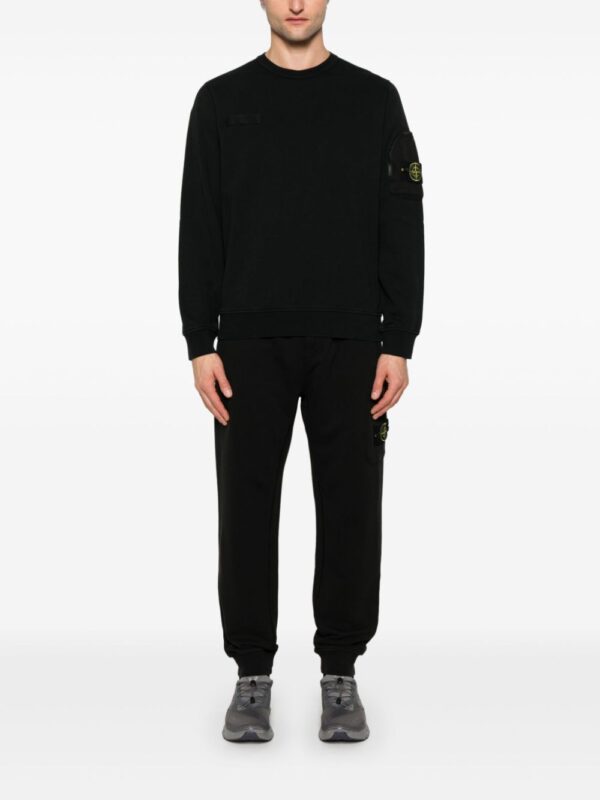 STONE ISLAND FELPA NERO