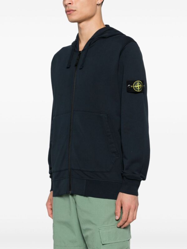 STONE ISLAND FELPA BLU