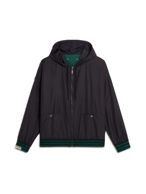 GOLDEN GOOSE FELPA VERDE/BLU