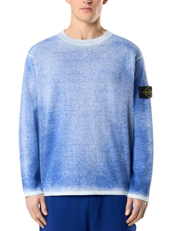 STONE ISLAND MAGLIA BLU REVERSIBILE